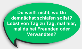 Wo schlafen